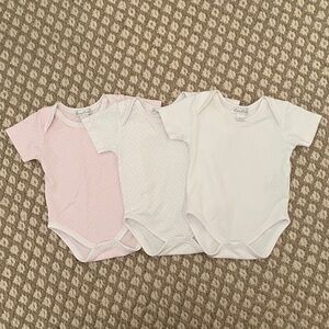 Kissy Kissy Pink Polka Dot Bodysuit Set